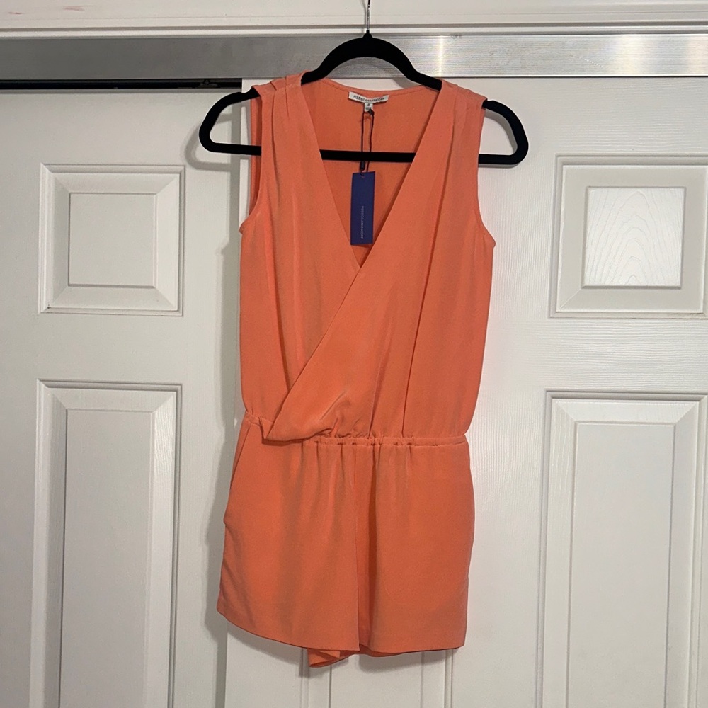 Rebecca Minkoff Coral V-Neck Mara Romper